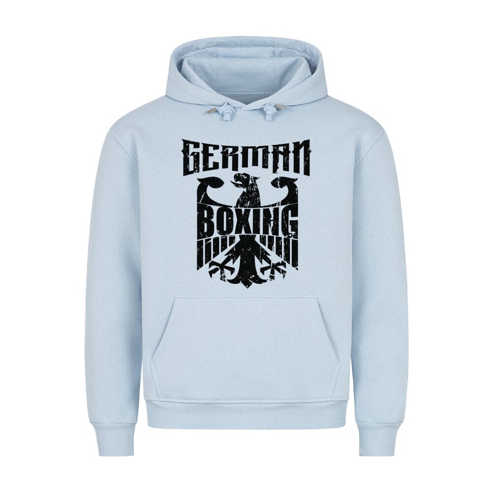 GERMAN BOXING - Premium Hoodie Hoodie MarketPrint S Babyblau 