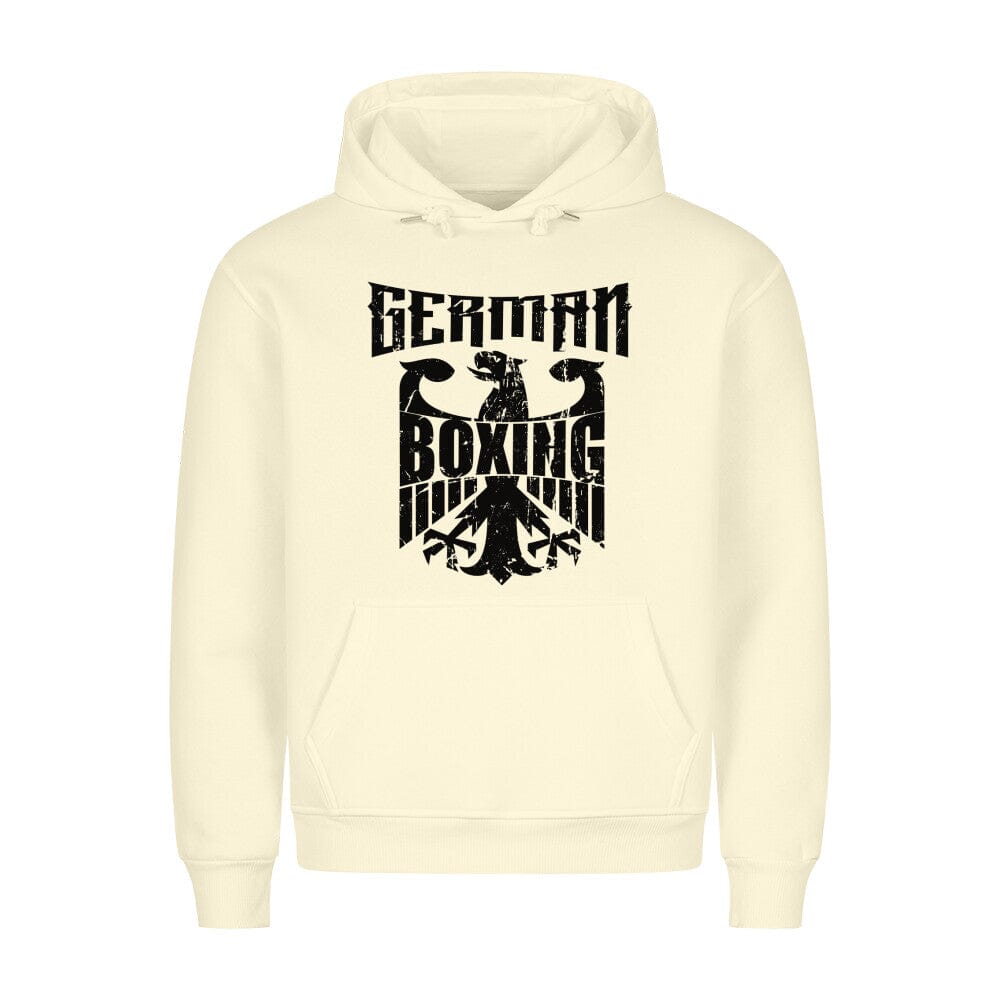 GERMAN BOXING - Premium Hoodie Hoodie MarketPrint S Beige 