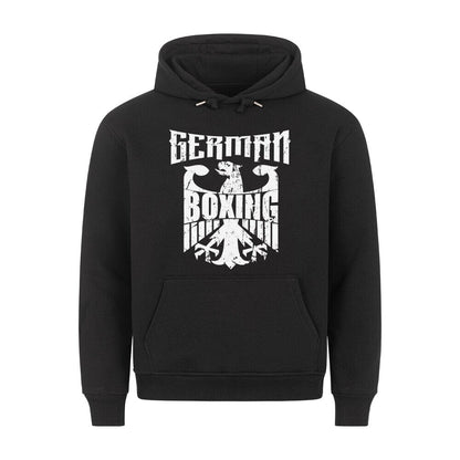 GERMAN BOXING - Premium Hoodie Hoodie MarketPrint S Schwarz 