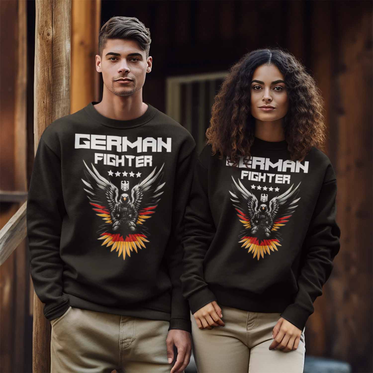 GERMAN FIGHTER - Sweatshirt Sweatshirt MarketPrint 