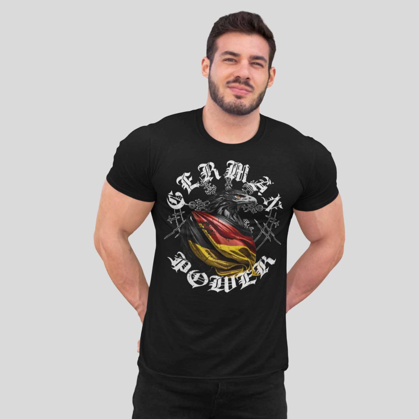 GERMAN POWER - Shirt T-Shirt MarketPrint 