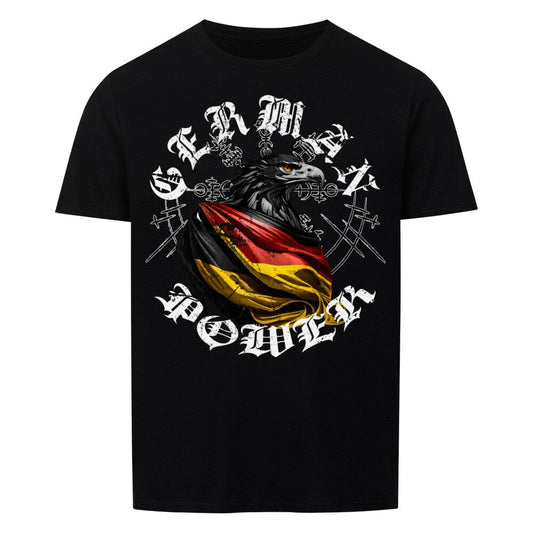 GERMAN POWER - Shirt T-Shirt MarketPrint S Schwarz 