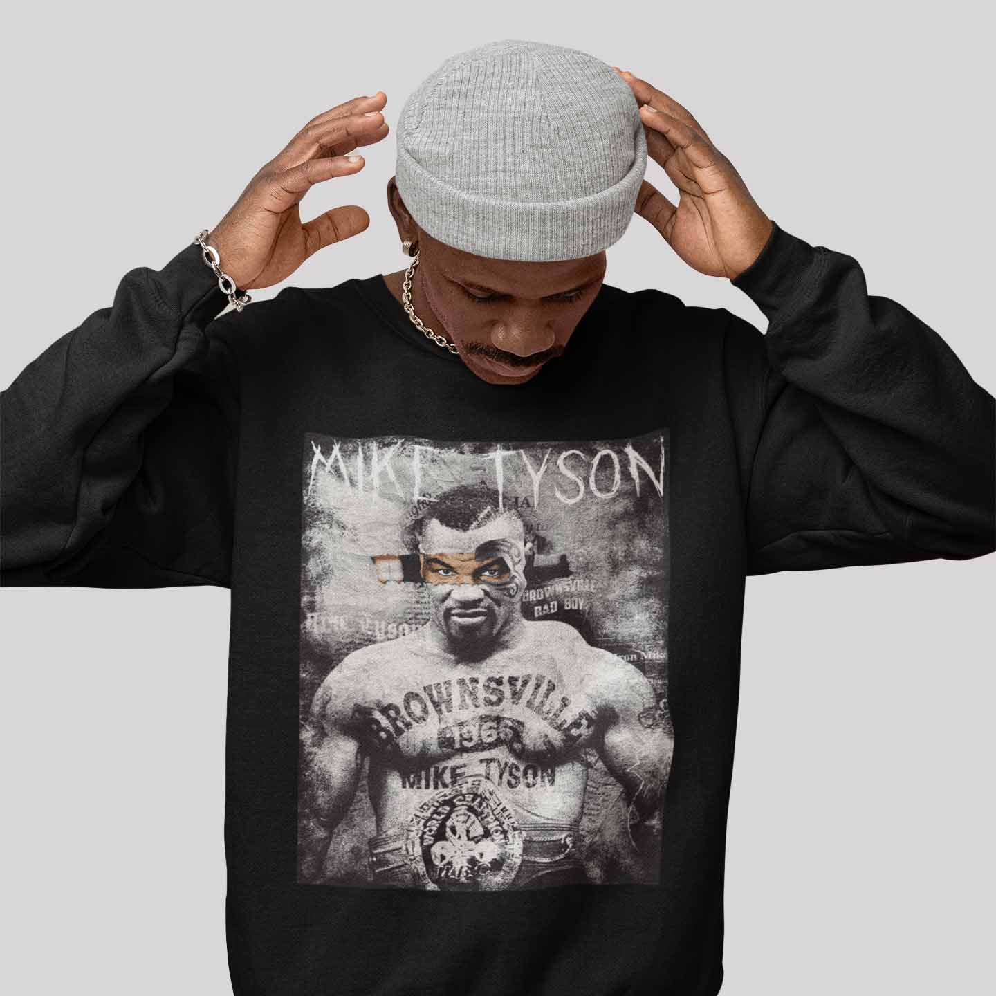 MIKE TYSON Brownsville - Sweatshirt Sweatshirt MarketPrint 