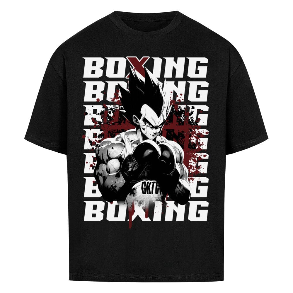 SAIYAJIN BOXING - Oversized Shirt T-Shirt MarketPrint XS Schwarz 