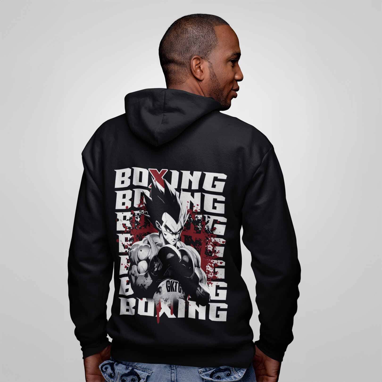 SAIYAJIN BOXING - Premium Hoodie Hoodie MarketPrint 