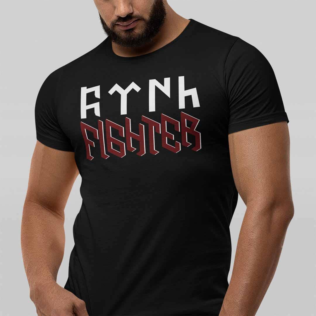 𐱅𐰇𐰼𐰰 TÜRK FIGHTER - Shirt T-Shirt MarketPrint 