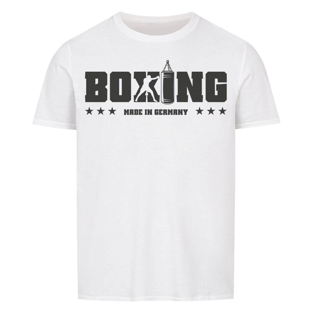 BOXING MADE IN GERMANY - Basic Shirt Unisex T-Shirt MarketPrint S Weiß 