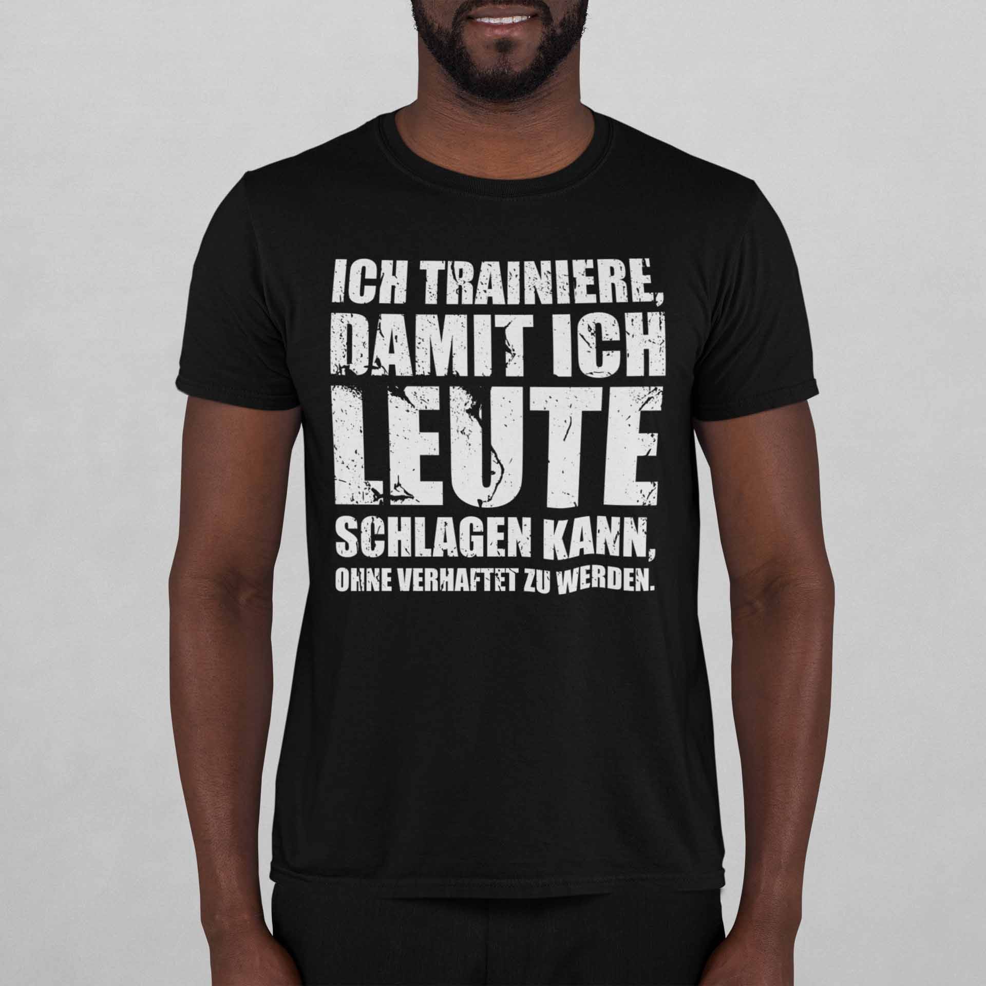 ICH TRAINIERE DAMIT - Shirt Unisex T-Shirt MarketPrint 