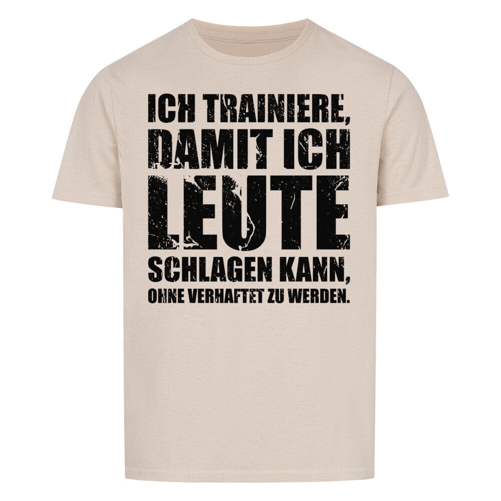 ICH TRAINIERE - Shirt Unisex T-Shirt MarketPrint S Sand 