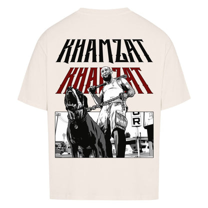 KHAMZAT IN THE HOOD T-Shirt MarketPrint XS Natural Raw 