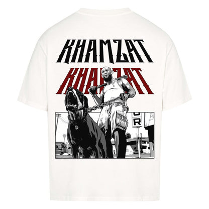 KHAMZAT IN THE HOOD T-Shirt MarketPrint XS Weiß 